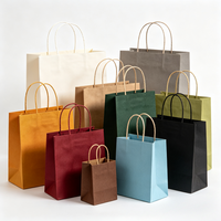 Sacs cadeaux de Noël personnalisés imprimés, sacs fourre-tout en papier écologiques pour cadeaux de fêtes, emballage pour le commerce de détail