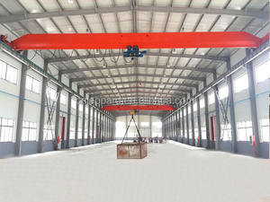 Jembatan girder tunggal 5 derek-32 Ton kontrol PLC gir Motor kerekan listrik kapasitas tinggi untuk penggunaan bengkel pabrik - Product Image 6