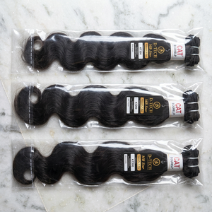 Cabello Humano Indio Remy de la Mejor Textura, Sin Procesar, Precio de Fábrica, Tejido a Máquina, Doble Trama, Permite Permanente, Apto para Todos los Colores - Product Image 1