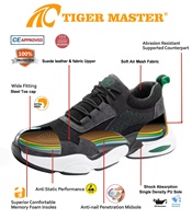 Chaussures de sécurité Tiger Master, nouvelles tendances, anti-écrasement, embout en acier, anti-perforation, chaussures de travail confortables pour hommes, 6kv