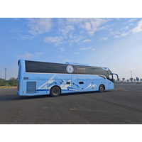 Autocar de tourisme diesel manuel Euro 3 de marque chinoise, neuf, luxueux, fiable, pour longs trajets, avec 45-56 sièges, à vendre