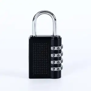 YH1260 4 Digit Combination Password Lock Zinc Alloy Security Lock Suitcase Luggage Coded Lock Cabinet Locker Padlock