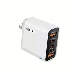 Cheap Price 3Type C Charger Block 140W Phone Charger 2USB Charging US/EU/UK <b>Socket</b> 35W <b>USB</b> Wall Charger - Product Image 1