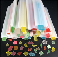 HY Grande Fleur Ronde Coeur Forme Tube Colonne Savon Moule Long Tuyau Savon Bougie Pilier Moule