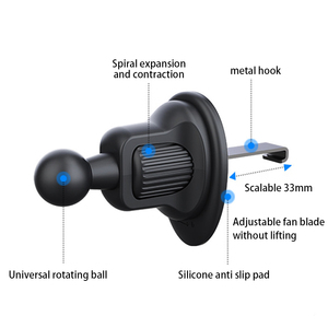 Benutzer definiertes Logo Tragbare Auto halterung Höhen verstellbare Schwerkraft halterung Universelle Kombination aus Handy und Ladegerät - Product Image 4