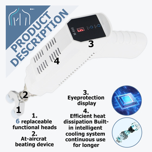 Alat koreksi tulang belakang elektrik, profesional 600N AC110/220V M600 6 kepala peralatan pijat tubuh - Product Image 5