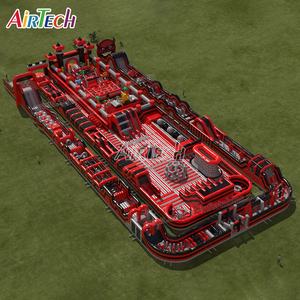 Monstruo tema salto extremo Diversión Centro inflable más grande casa de rebote ninja Guerrero Parque inflable para evento con pista de carreras - Product Image 2