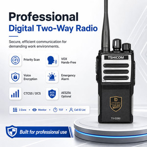 Radio bidirectionnelle portable analogique numérique DMR VHF UHF 5W VOX pour usage professionnel - Product Image 6