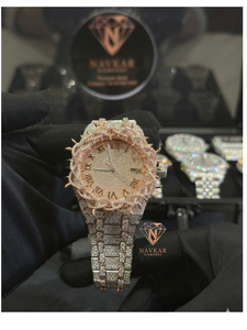 Reloj de Lujo de Plata de Ley 925 con Diamantes Moissanite VVS de la Mejor Calidad para Hombre, Joyería Iced Out, Resistente al Agua, Disponible para la Venta - Product Image 5