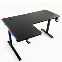 Support de casque lumineux haut de gamme personnalisable du fabricant d'origine à prix compétitif, noir, pour bureau de gaming, vente en gros