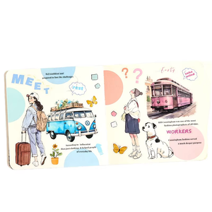 <span class=keywords><strong>20</strong></span> autocollants par paquet, série Chasing the Ordinary, autocollants découpés de personnages, livre d'autocollants - Product Image 1