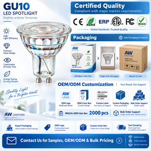 GU10 ไฟสปอตไลท์หลอดไฟ LED 5W แก้ว AC 230V 500-550LM หรี่แสงได้ ไม่กระพริบ 60 องศามุมลำแสง 16 ชิ้น SMD 2835 - Product Image 5
