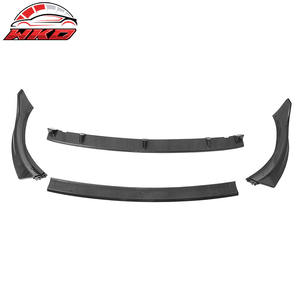 Pour Tesla Model Y Juniper 2025-2026, lèvre de pare-chocs avant 4 pièces, imprimé fibre de carbone, spoiler, pièces automobiles de haute qualité, kit carrosserie - Product Image 5