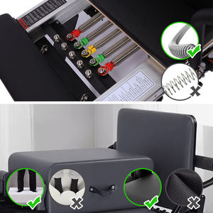 Kingace Luxe Aluminium Commercial Demi-<span class=keywords><strong>Trapeze</strong></span> Pilates Reformer Balance Core Bed <span class=keywords><strong>Machine</strong></span> de Pilates pour Studio et <span class=keywords><strong>Musculation</strong></span> - Product Image 5