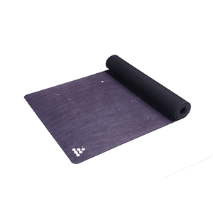 Tapis de yoga pliable en caoutchouc naturel de 3 mm, finition suédée, impression numérique, 183x61 cm, antidérapant, écologique, logo personnalisé - Product Image 4