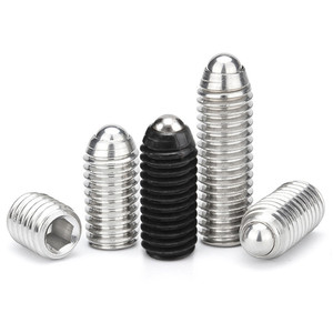 Tornillos de Fijación de Acero al Carbono con Punta Redonda Negra, Precio de Fábrica, M3 M4 M5 M6 M12, Tornillos de Fijación de Cabeza Allen de Acero Inoxidable 304 - Product Image 1
