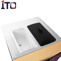 Machine à crème glacée en plastique, cuisine alimentaire, Type professionnel, pour yaourt, glaces, service instantané