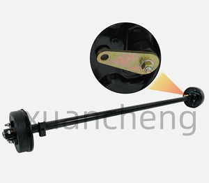 3500lbs Trailer trục thả trục với phanh trống với bộ dụng cụ treo - Product Image 5