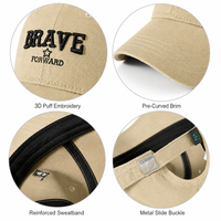 Casquette de baseball personnalisée brodée à 6 panneaux, non structurée, style Dad Hat pour hommes et femmes, idéale pour les sports de plein air, le streetwear, cadeaux, vente en gros