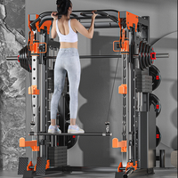 Machine Smith Xinjuli : Équipement de fitness complet pour la maison, rack multifonctionnel pour squats, développés couchés et exercices de triceps
