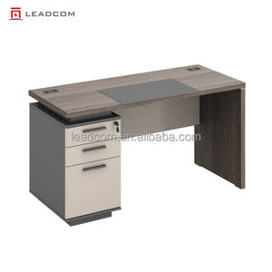 LEADCOM Mesas de estación de trabajo ejecutivas Espacio de trabajo moderno <span class=keywords><strong>Escritorio</strong></span> individual <span class=keywords><strong>con</strong></span> gabinete de almacenamiento Muebles Escritorios de computadora - Product Image 3