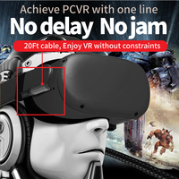 Helm Tautan telepon 1m6m, dudukan telepon 90 derajat 3.0 Tipe 3.1 Usb c ke Usb Vr kabel Headset versi baru menghubungkan Oculu