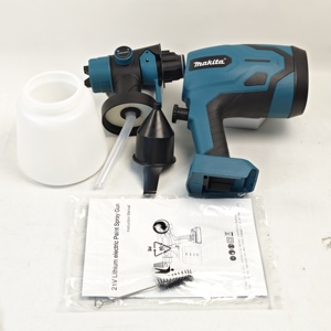 Pour pulvérisateur de peinture électrique rechargeable <span class=keywords><strong>Makita</strong></span> 18V, pistolet de pulvérisation sans fil avec buse réglable, capacité de 800 ml - Product Image 1