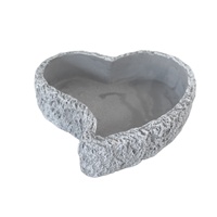 Pot de fleurs personnalisé en forme de cœur, adapté pour le jardin et l'intérieur et l'extérieur, plantes, épais