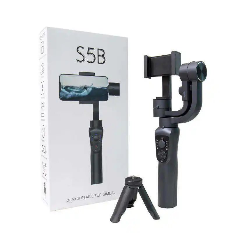 Estabilizador de teléfono portátil profesional de 3 ejes con soporte de trípode Selfie Stick Gimbal estabilizador