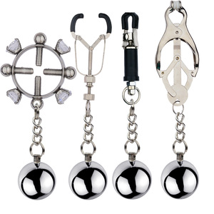 Nipple Clamps With Chain Nipple <strong>Stimulator</strong> Nipple Clamp <strong>Sex</strong> Toys for Woman - Product Image 1