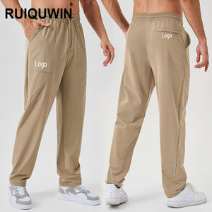 RUIQUWIN <span class=keywords><strong>Pantalon</strong></span> de sport décontracté pour homme avec logo personnalisé <span class=keywords><strong>Pantalon</strong></span> de <span class=keywords><strong>jogging</strong></span> à jambe droite pour l'extérieur <span class=keywords><strong>Pantalon</strong></span> d'entraînement - Product Image 1