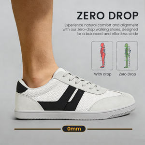 Flexible Affordable Microfiber Leather <strong>Shoe</strong> Zero Drop Rubber Anti-slip Sole Wide Toe Box Lacing up Barefoot <strong>Shoes</strong> - Product Image 3