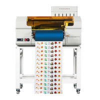 Imprimante d'étiquettes en cristal A3 UV DTF rouleau à rouleau Machine d'impression pour tasse de décalcomanie en vinyle transparent verre plastique et Logos personnalisés