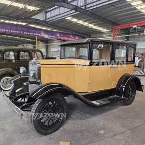 Voiture électrique classique vintage européenne, véhicule de tourisme écologique rétro pour service VIP d'hôtel - Product Image 4