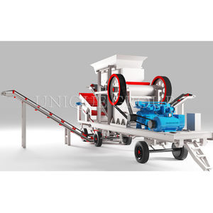 Diseño especial para la minería Planta de trituración de mandíbula móvil con trituradora de impacto de cono de mandíbula y trituradora de piedra de pantalla vibratoria - Product Image 2