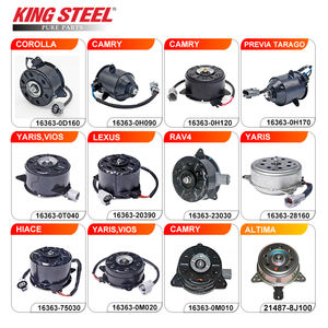 มอเตอร์พัดลมหม้อน้ำอะไหล่รถยนต์ King Steel OEM 16361-23030 ใบพัดลมหม้อน้ำสำหรับ TOYOTA YARIS (JPP) NCP1 - Product Image 3