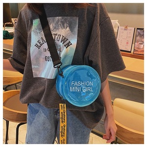 Bolso <span class=keywords><strong>de</strong></span> Hombro Tipo Bandolera <span class=keywords><strong>de</strong></span> PVC Transparente con Estampado <span class=keywords><strong>de</strong></span> Letras <span class=keywords><strong>de</strong></span> Moda, Color Caramelo, Impermeable, <span class=keywords><strong>para</strong></span> Chicas - Product Image 4