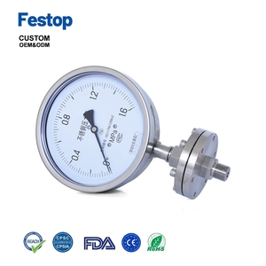 Manometro con Diaframma Filettato Facilmente Cristallizzabile, Resistente ad Alta Corrosione - Product Image 6