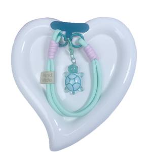 Universal Braided Phone <span class=keywords><strong>Lanyard</strong></span>-Hängende Kette für Cartoon-Schildkröten, abnehmbar mit Patch-Armband und Rings chnur - Product Image 5