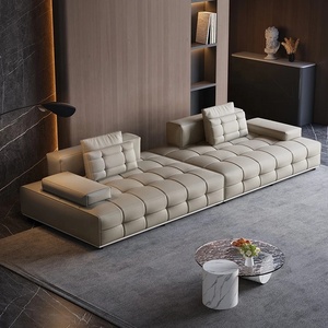 Vente directe d'usine canapé en cuir de style simple canapé de salon bureau zone de réception canapé confortable <span class=keywords><strong>Soca</strong></span> pour chambre - Product Image 2