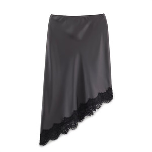 <span class=keywords><strong>Jupe</strong></span> en polyester texturé satiné, style européen et américain, minimaliste et tendance pour l'<span class=keywords><strong>hiver</strong></span> ; <span class=keywords><strong>Jupe</strong></span> <span class=keywords><strong>midi</strong></span> vintage en dentelle, anti-plis - Product Image 4