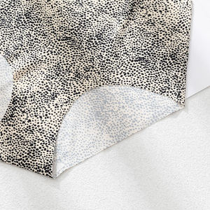 गर्म यूरोप बड़े आकार की महिलाओं के अंडरवियर बर्फ रेशम सहज तेंदुए सेक्सी महिला उच्च कमर कूल्हे उठाने वाली टिकाऊ ब्रिकी - Product Image 3