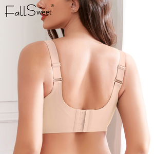 Reggiseno sportivo da donna con coppe modellanti, senza ferretti, confortevole ed elegante, senza cuciture - Product Image 3
