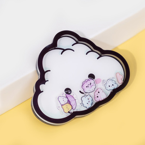 Холо изготовленный на заказ шейкер акриловый Карабин брелок с УФ-и цифровой печатью изготовлен из прочного пластика и цинкового сплава - Product Image 3