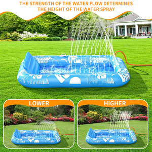 Colchón Flotante Inflable con Rociador <span class=keywords><strong>de</strong></span> Agua OEM para <span class=keywords><strong>Piscina</strong></span>, <span class=keywords><strong>Playa</strong></span>, Jardín, Bronceado, Cama <span class=keywords><strong>de</strong></span> Aire, Tumbona Flotante con Almohada - Product Image 5