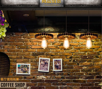 Lampe suspendue à LED en forme de tuyau steampunk avec style industriel vintage, lustre loft, lampes nostalgiques