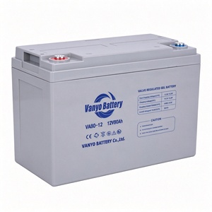 Batería de Plomo-Ácido Recargable Regulada por Válvula de Gel VA80-12 12V 80Ah para Almacenamiento de Energía, Batería VRLA Vanyo - Product Image 1