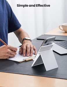 Ugreen tiện dụng điện thoại di động đứng ánh sáng-trọng chủ bàn có thể điều chỉnh iPhone đứng nhỏ có thể gập lại xách tay - Product Image 5