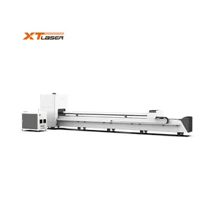 XTLASER Pipe Fiber Cutter Price 1kw 1.5kw 2kw 3kw Tube Laser Cutting Machine For Metal