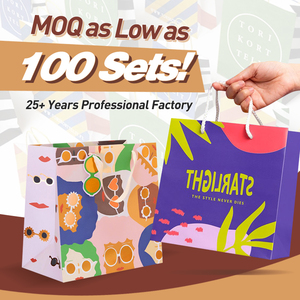 Giá quà tặng trang sức cao cấp logo mua sắm cao cấp hàng mới về nhà cung cấp vàng túi giấy lớn - Product Image 3